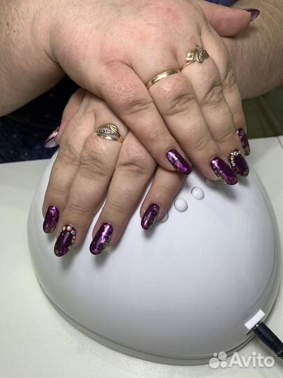 Наращивание ногтей на дому