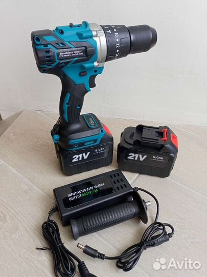 Шуруповерт ледобур Fondwaok 2 акб 6 Ампер