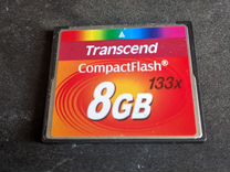 Карта памяти Trancend Compact Flash 8 gb 133x