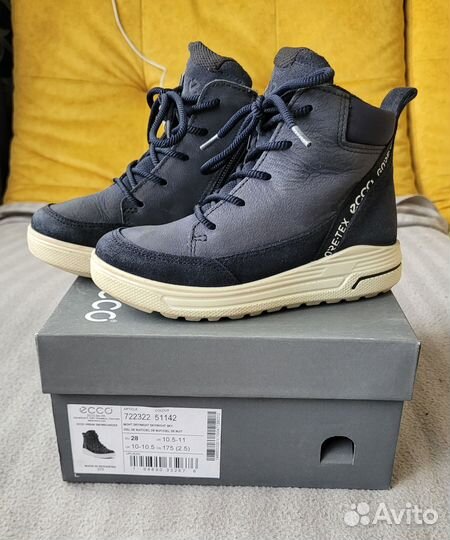 Ботинки экко 28р