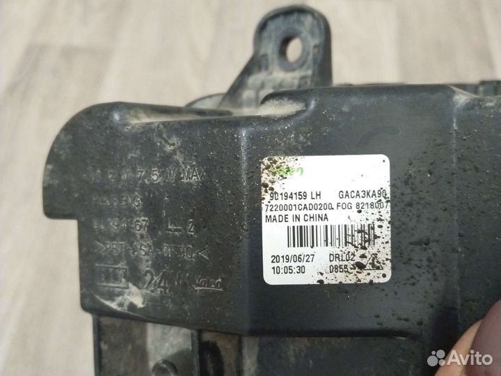 Фара противотуманная левая Gac GS8