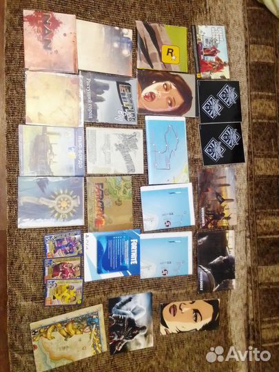 Карты,постеры,наклейки из игр