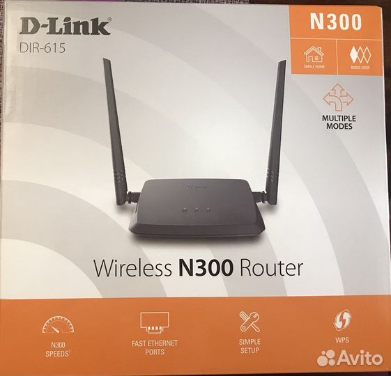 Wifi роутер марка D-link, модель DIR-615