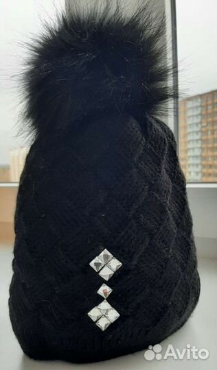 Шапка вязанная женская