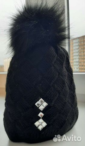 Шапка вязанная женская