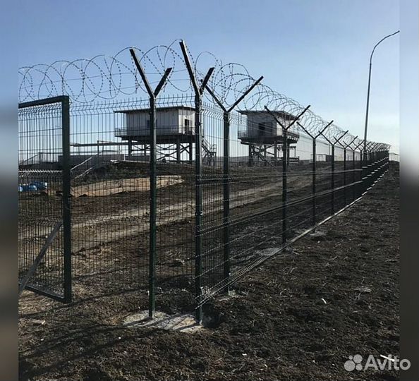 Забор из 3д сетки