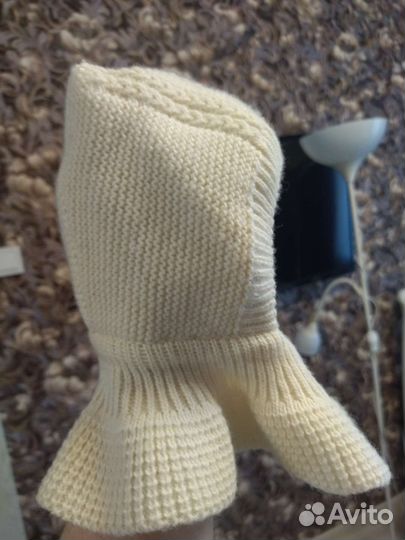 Шапка шлем для новорожденных