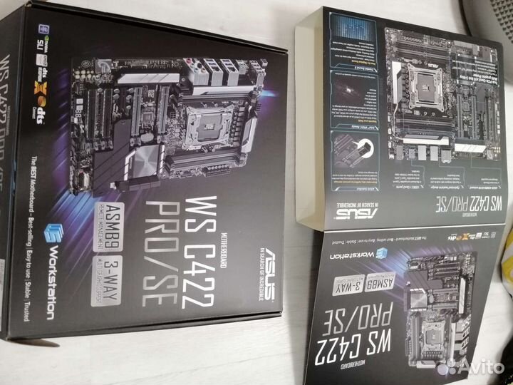 Материнская плата asus WS C422 PRO/SE (новая)