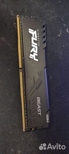 Оперативная память Kingston Fury Beast Black 8Gb D