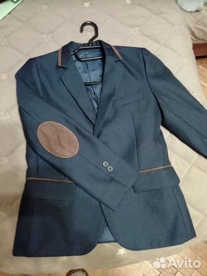 Пиджак синий