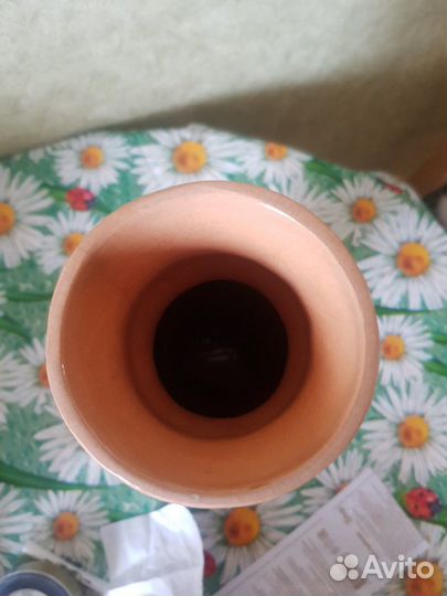 Ваза,винтаж, обливная керамика,отличное состояние