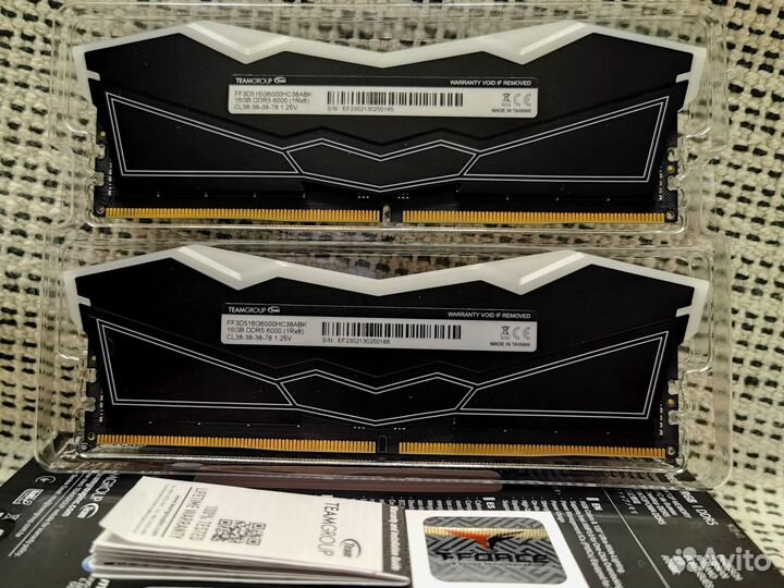 Оперативная память DDR5 2x16gb