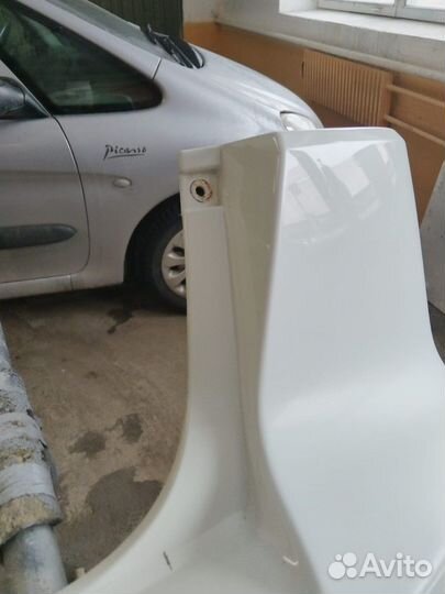 Задний бампер на mitsubishi lancer 10