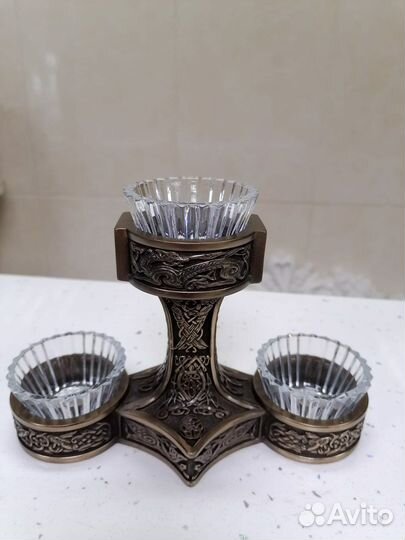 Подсвечник, Молот Тора(на 3 чайных свечи)