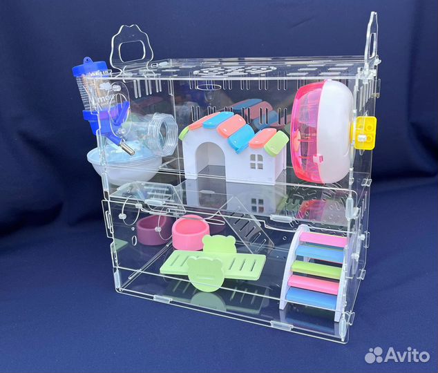 Клетка для хомяка акриловая