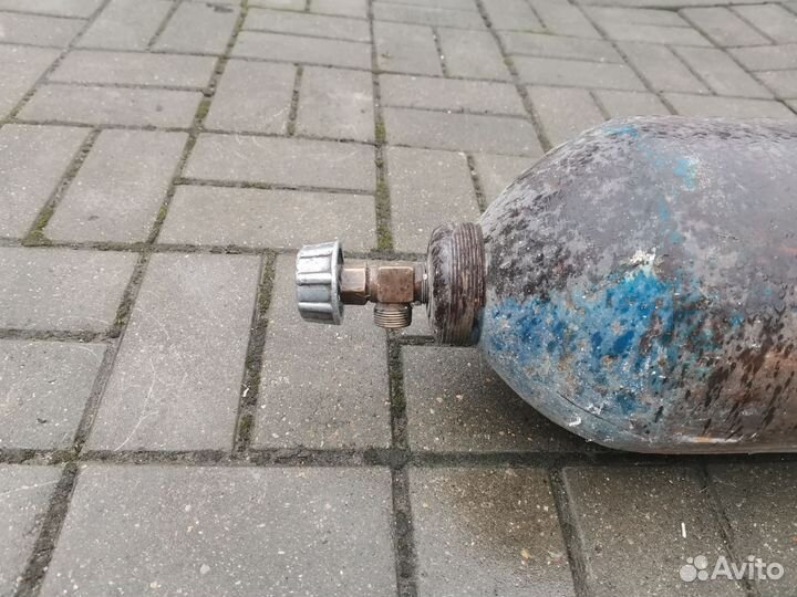 Кислородный балон бу