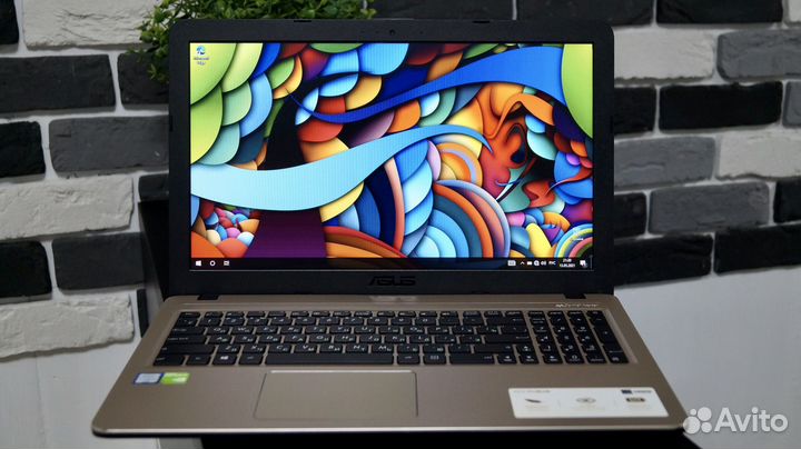 Игровой ноутбук Asus (i3/8GB/nvidia/SSD/гарантия)