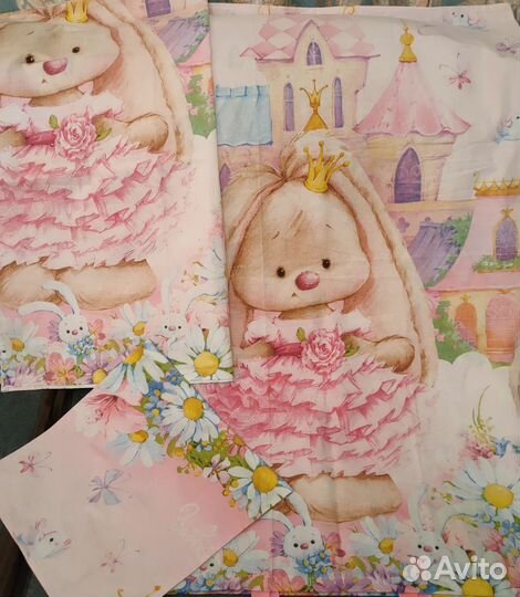 Комплект постельного белья в детскую кроватку