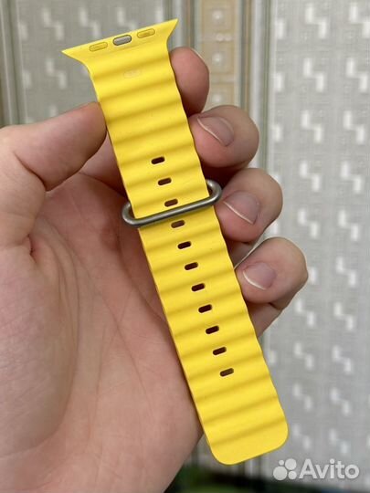 Ремешок Apple Watch Ultra Yellow Ocean Band