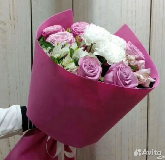 Букет из Хризантем с розами с доставкой