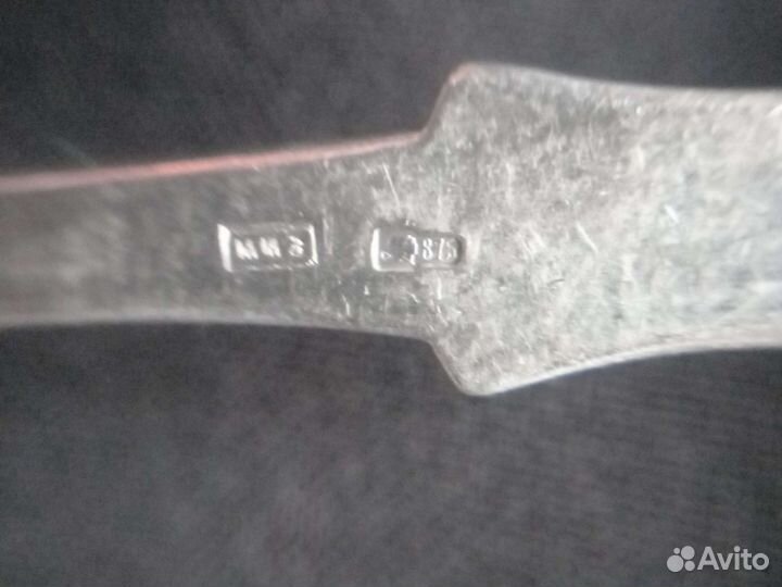 Столовые ложки серебро 875'