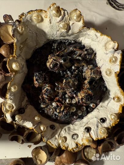 Пепельница из глины