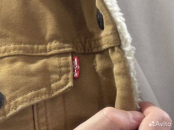 Мужская джинсовка Levi's с утеплителем