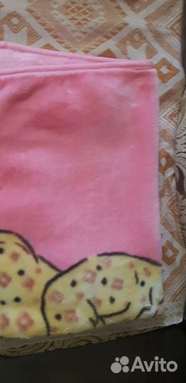 Плед детский плюшевый