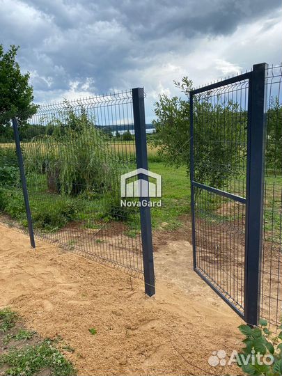 Забор сетка 3d