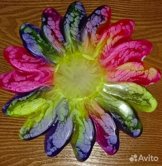 Поднос ручной работы из эбоксидной смолы