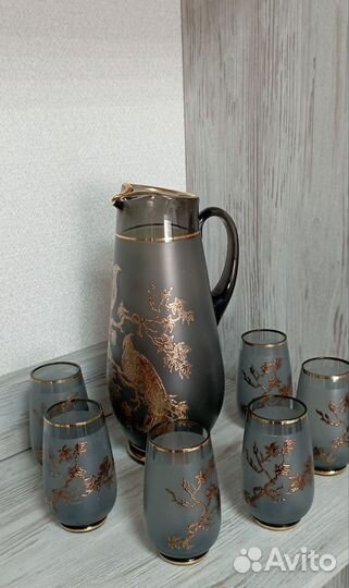 Набор Богемское стекло