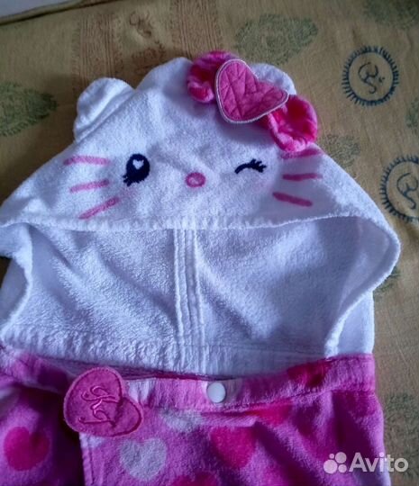 Детское полотенце пончо