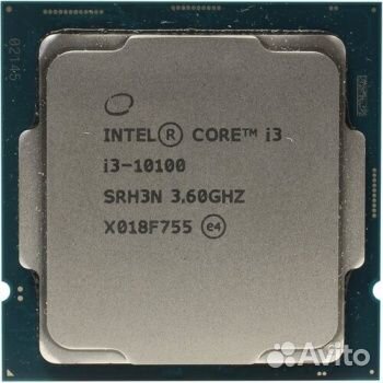 Intel Core i3-10100 OEM (CM8070104291317) новая с