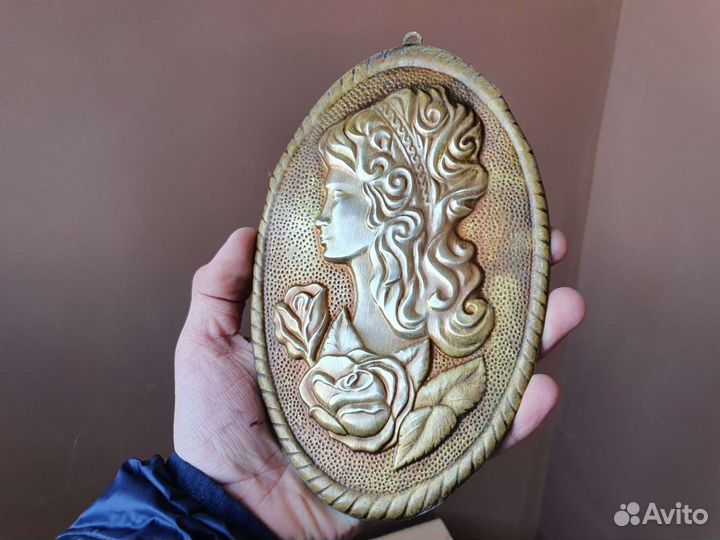 Панно латунь СССР