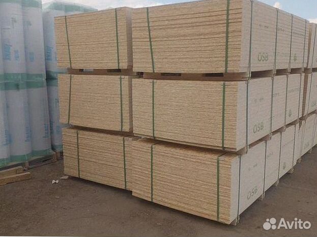 1250x2500 Плита OSB 9мм Калевала