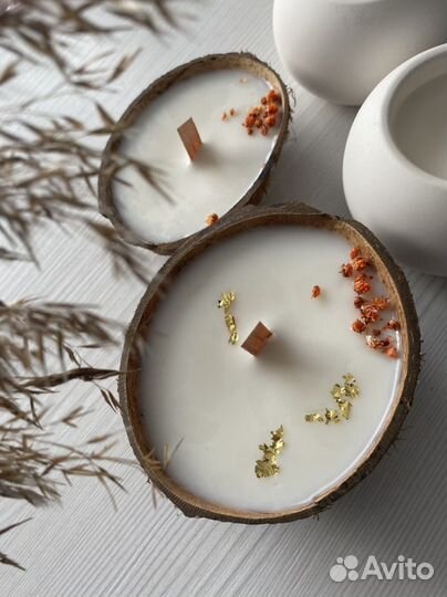 Свечи соевые, аромасаше, подарок