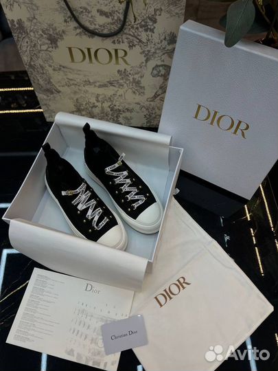 Высокие кеды Christian Dior Walk'n