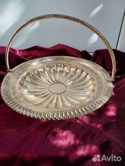 Ваза для фруктов конфетница старинная