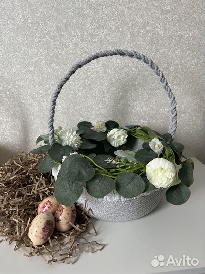 Корзина пасхальная, корзинка на пасху