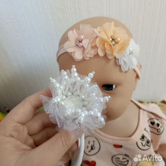 Ободок для волос ручной работы