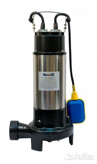 Насос фекальный с режущим