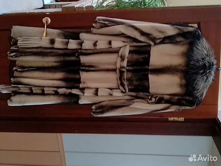 Шуба из стриженой норки