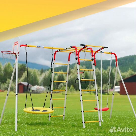 Детский спортивный комплекс Веселая лужайка PRO №6