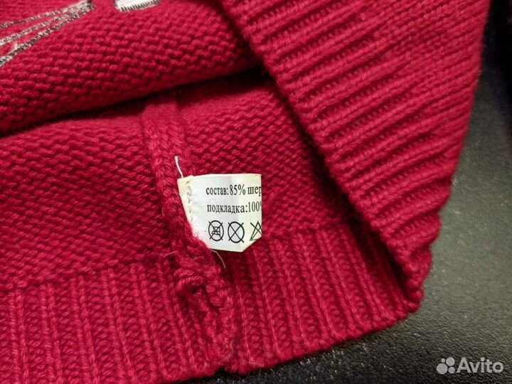 Шапка 54-56 + варежки-перчатки, шерсть кашемир