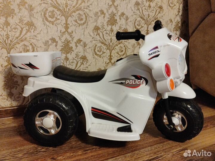Детский мотоцикл на аккумуляторе бу
