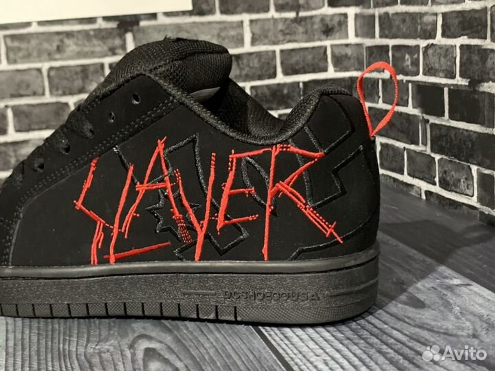 DC Shoes x Slayer. Женские дутыши кроссовки