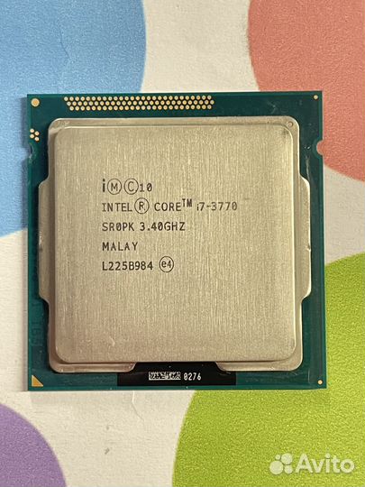 Процессор 1155 Intel Core i7-3770 до 3,9GHz
