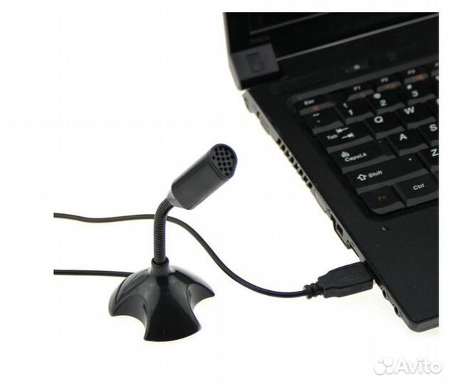 Микрофон универсальный USB-микрофон, черный