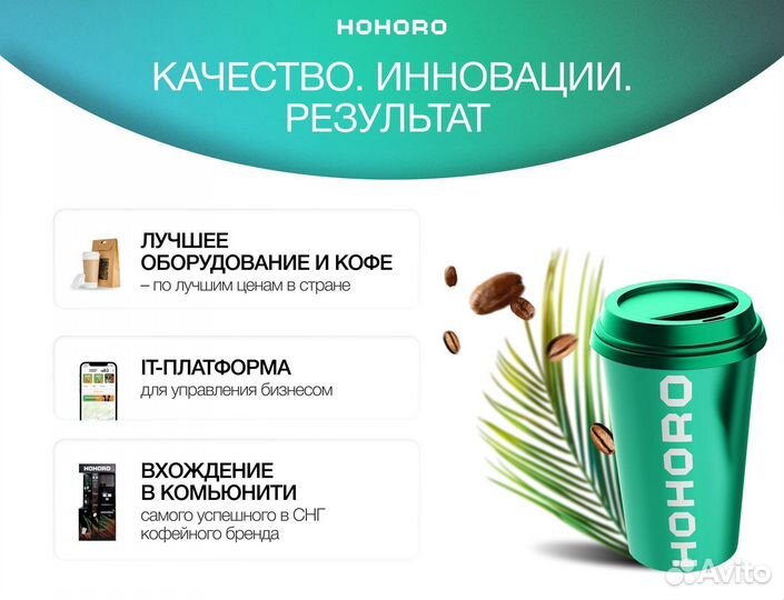 Готовый бизнес кофейня Hohoro c установкой