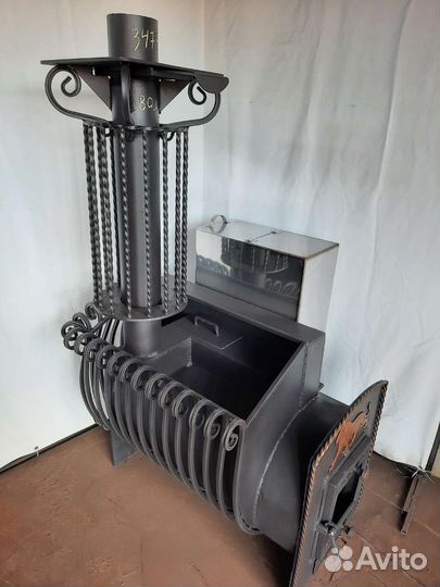 Печь на три помещения 